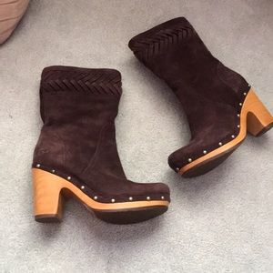 UGG Suede Brown Suede Leather Boots